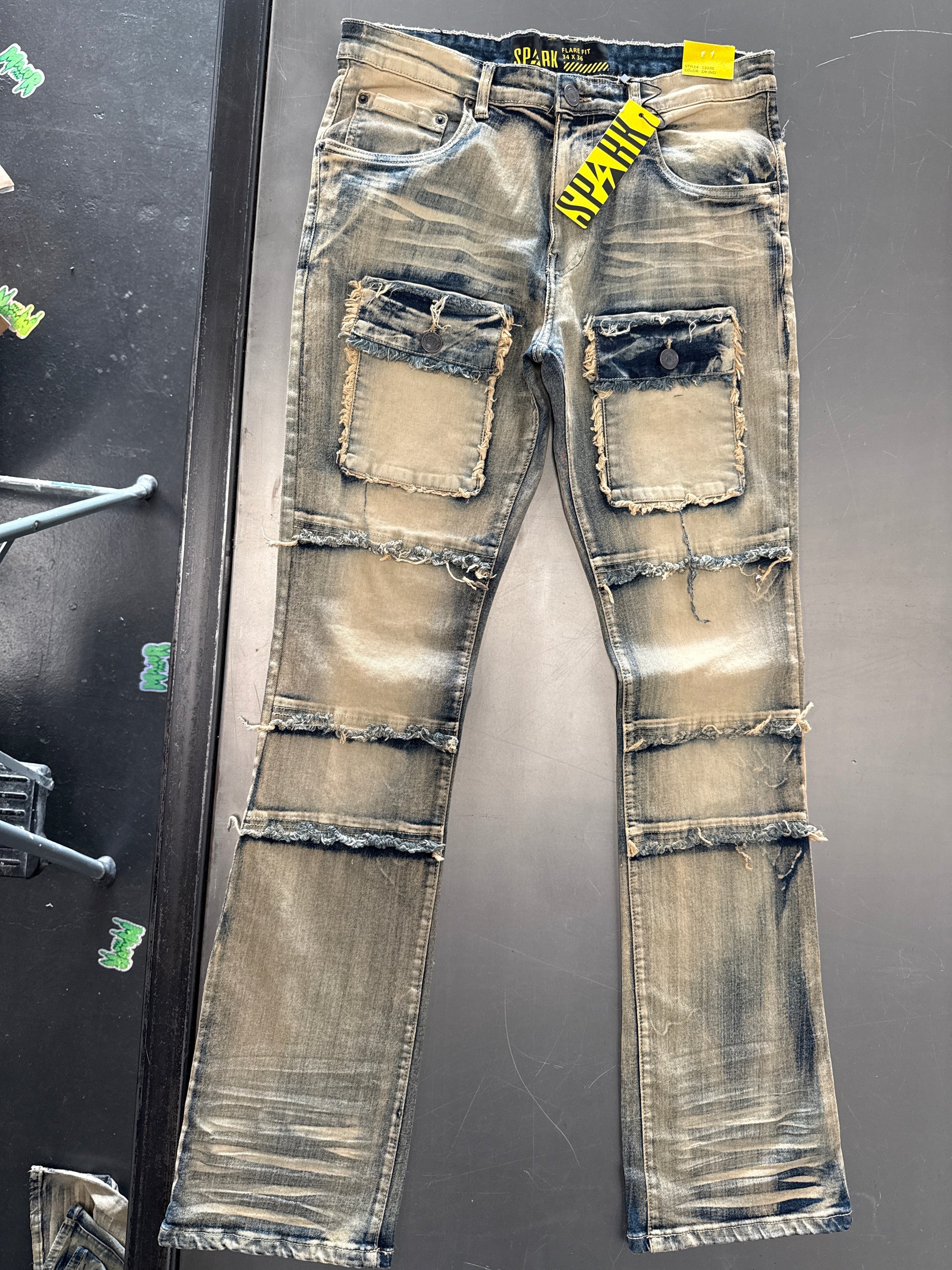 Spark Men’s Flare Fit Jeans